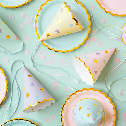 Talerzyki miętowy 18 cm - talerzyki papierowe