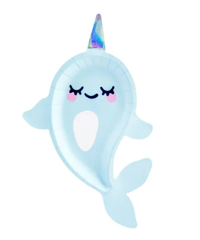 Talerzyki Narwal 18,5x29cm - Yooglo