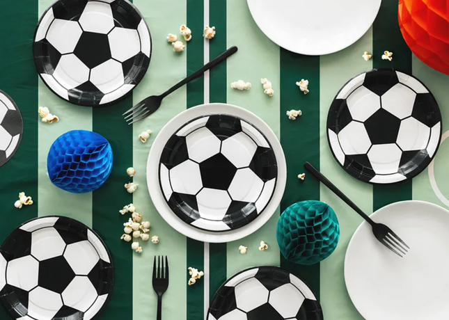 Talerzyki Piłka 18cm - talerzyki papierowe