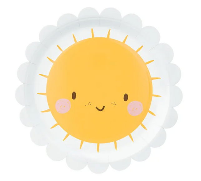 Talerzyki Słoneczko 18 cm - talerzyki papierowe