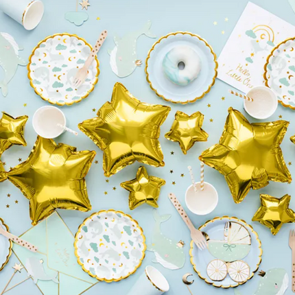 Talerzyki Wieloryby 18 cm - talerzyki papierowe