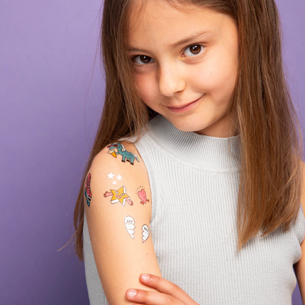 TATUAŻE DLA DZIECI 50 SZTUK - LILY - Yooglo