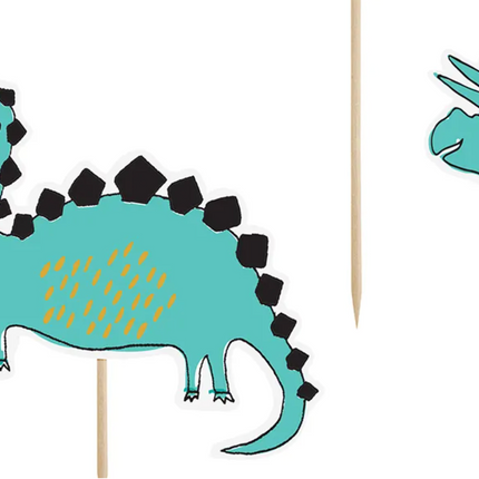 Toppery na tort Dinozaury - topper