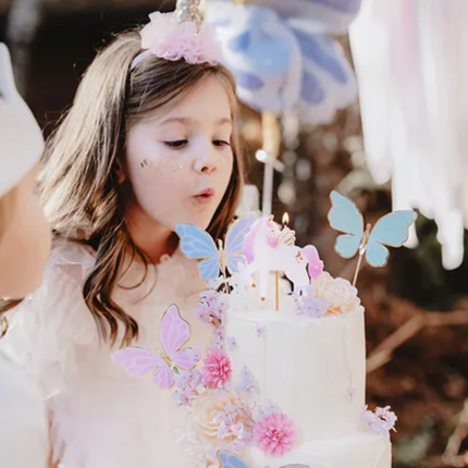 Toppery na tort Motylki, 9 x 6.5 cm - Yooglo