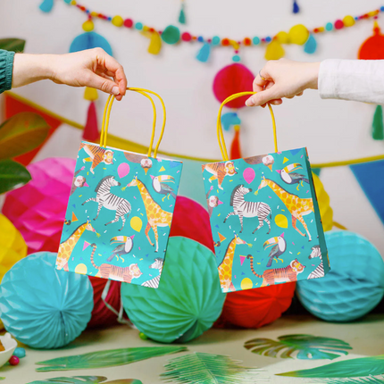Torebki na słodycze i upominki Party Animals – 8 szt. - Yooglo