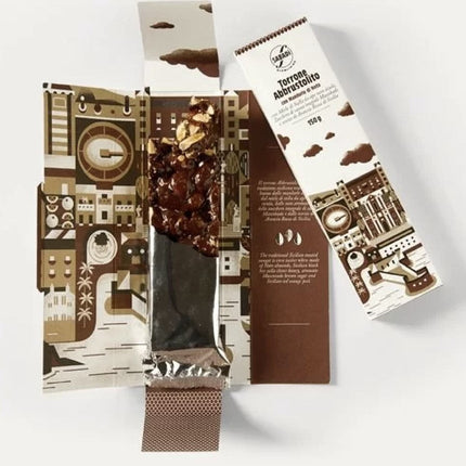 Torrone Abrusolito - nugat ciemny - Yooglo