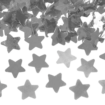 Tuba z gwiazdkami srebrny 60cm - tuba strzelająca