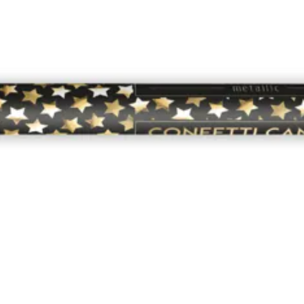 Tuba z gwiazdkami złoty 60cm - tuba strzelająca