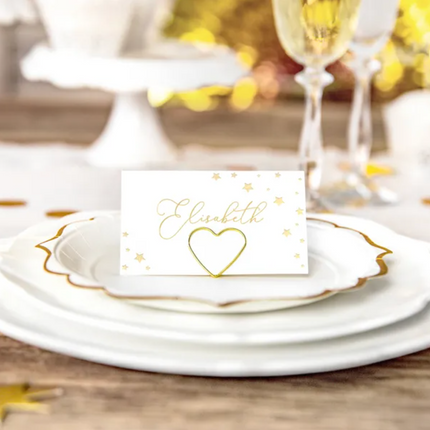 Winietki na stół Let’s Celebrate - Gwiazdki 9,5x5,5cm - winietki na stół