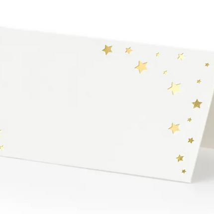 Winietki na stół Let’s Celebrate - Gwiazdki 9,5x5,5cm - winietki na stół