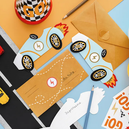 Zaproszenia Autko - zaproszenia