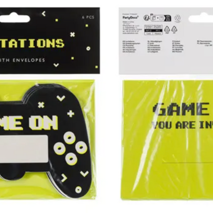 Zaproszenia Gamepad - zaproszenia