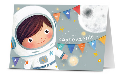 Zaproszenia Kosmos - zaproszenie