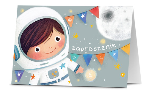 Zaproszenia Kosmos - zaproszenie