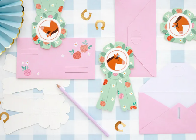 Zaproszenia na imprezę - konie - Yooglo