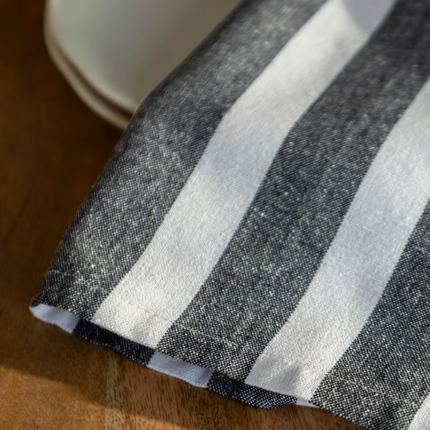 Zestaw 2 bawełnianych ręczników kuchennych Gris Antracita - Yooglo