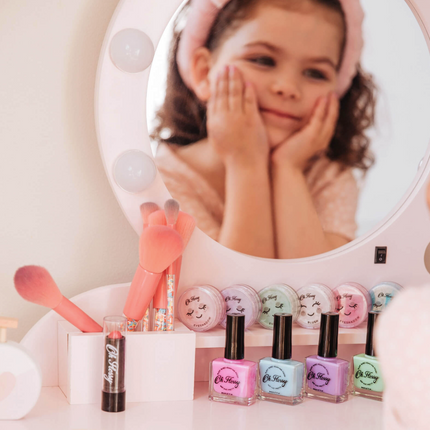 Zestaw 5 pędzli do makijażu z uchwytami w stylu słodkiej posypki - Yooglo