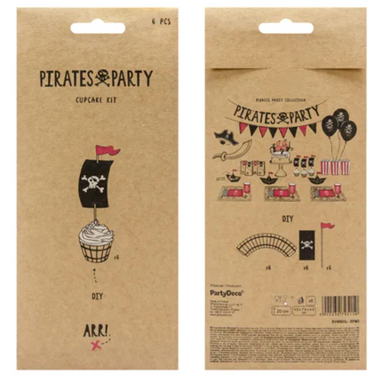 Zestaw do muffinek Piraci - zestaw na muffinki