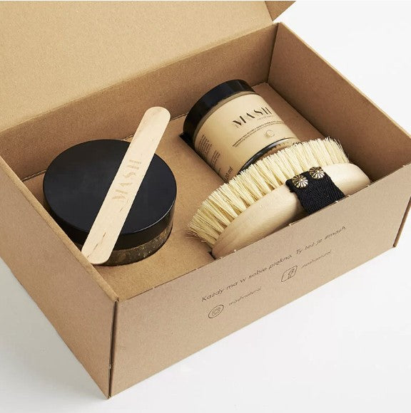 Zestaw Glow Story (mus+peeling+szczotka) - Yooglo