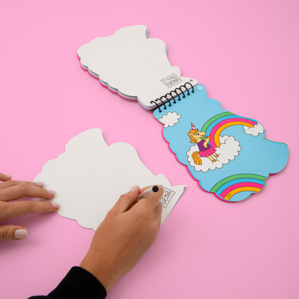 ZESZYT KREATYWNY Z NAKLEJKAMI - LILY - Yooglo