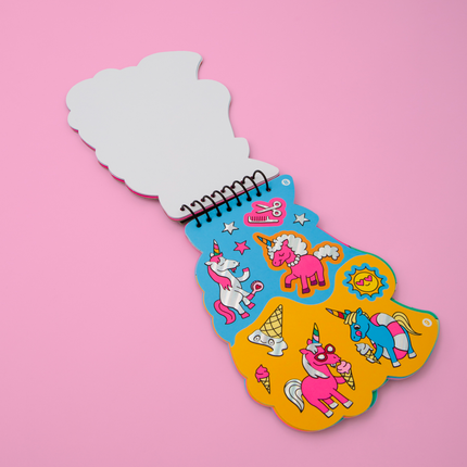 ZESZYT KREATYWNY Z NAKLEJKAMI - LILY - Yooglo