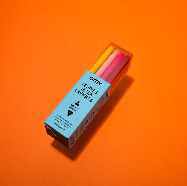 ZMYWALNE FLAMASTRY 16 SZT. - Yooglo